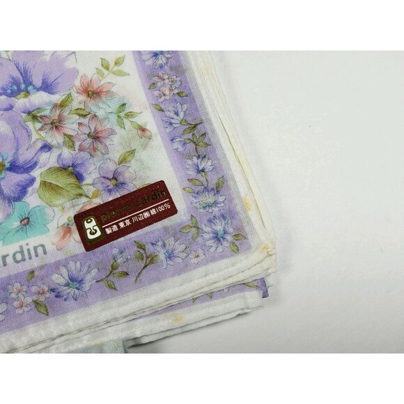 Pierre Cardin Lot Of 3 Handkerchief Neckerchief Bandana Scarf - Picture 2 of 7